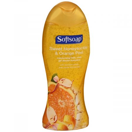 Softsoap Moisturizing Body Wash Sweet Honeysuckle & Orange Peel - 18 OZ